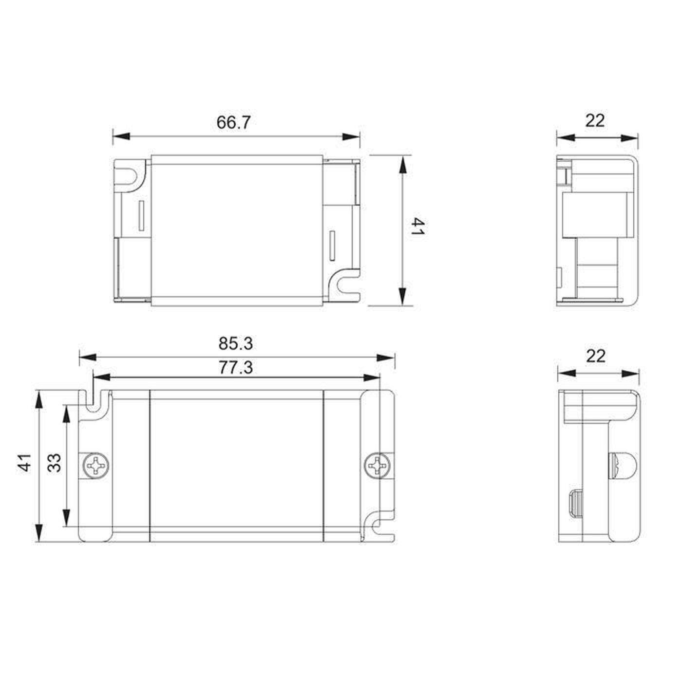 Self SLD15-350IL-ES 15W 350mA 24...42VDC Konstantstrom LED Netzteil Triac Dimmbar
