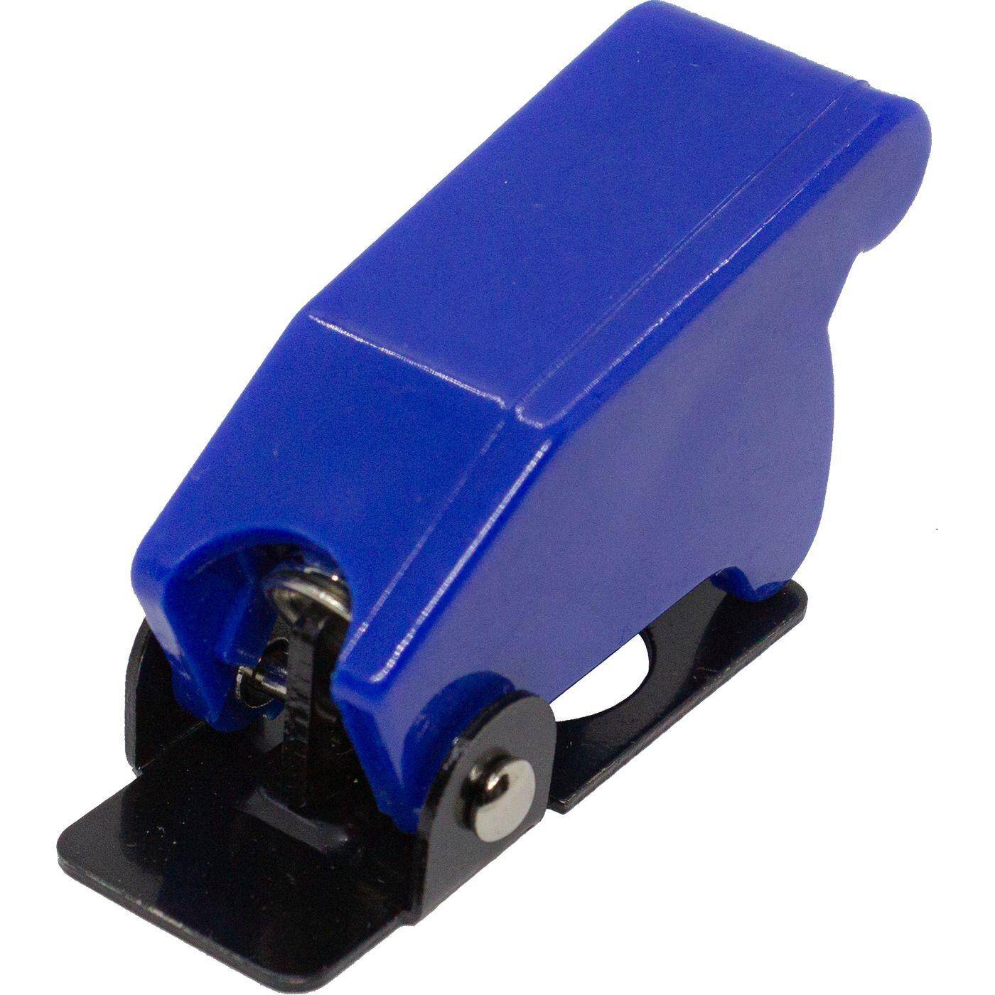 Lumonic Flip-Cover in blau für Kippschalter mit Durchmesser Ø12mm I Kunststoff Schutz Abdeckung für Kippschalter I Für's Auto und Zuhause