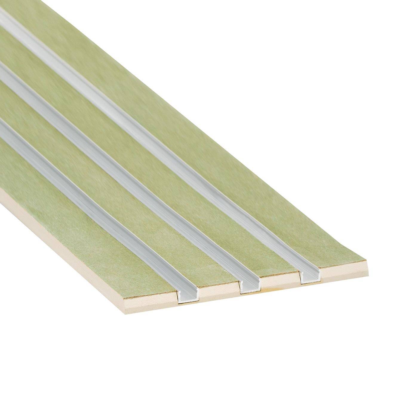 2m LED Trockenbau Paneel gerade 3-läufig für 12mm Streifen 2m LED Trockenbau Paneel gerade 3-läufig für 12mm Streifen