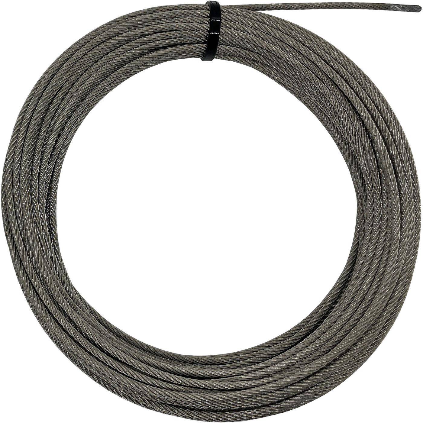Drahtseil 25m Edelstahl V4A 316 4mm 7x7 Seile rostfrei für Ranksysteme