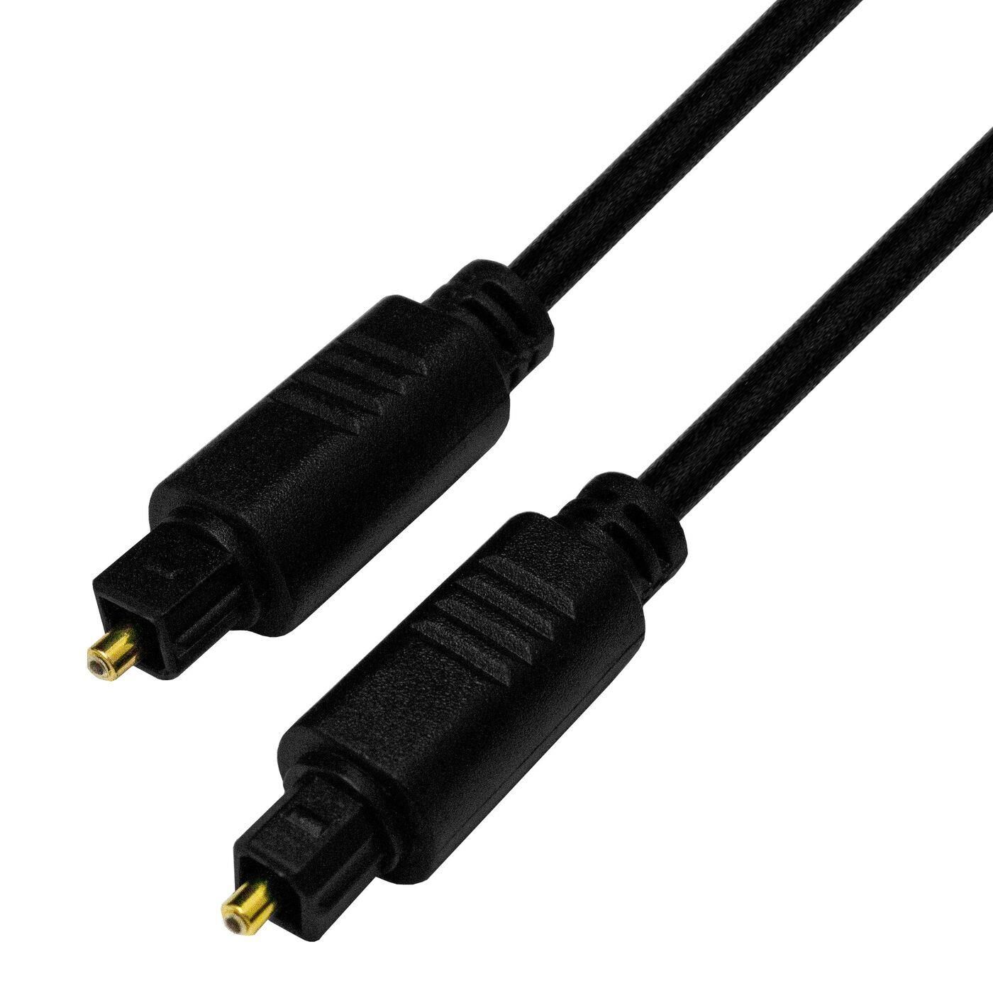 3m Toslink Kabel optisches Digitalkabel Audiokabel Lichtwellenleiter (LWL) Ø4mm