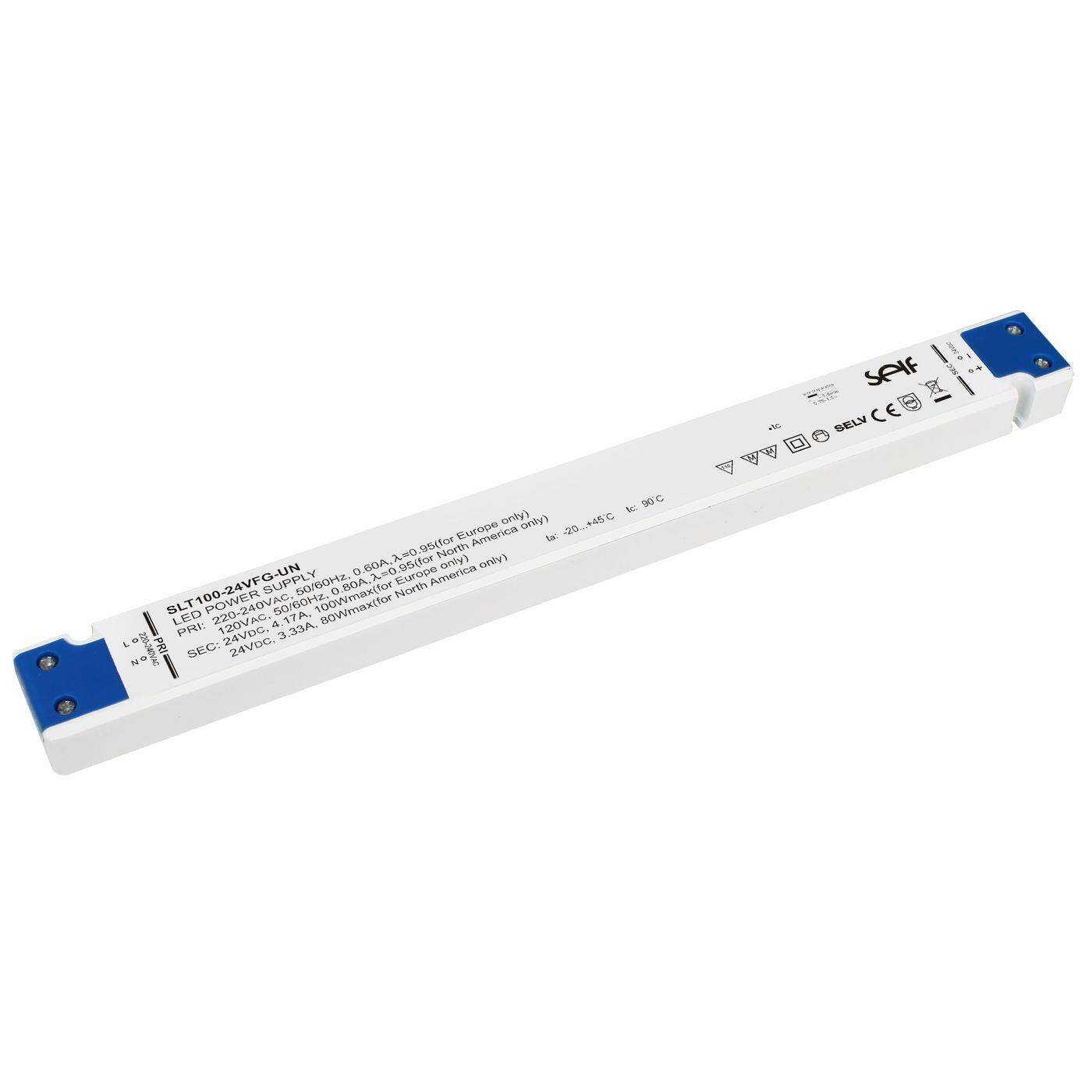 SLT100-24VFG-UN 100W 24V 4,17A LED Netzteil Trafo Treiber für Möbel extrem flach SLT100-24VFG-UN 100W 24V 4,17A LED Netzteil Trafo Treiber für Möbel extrem flach