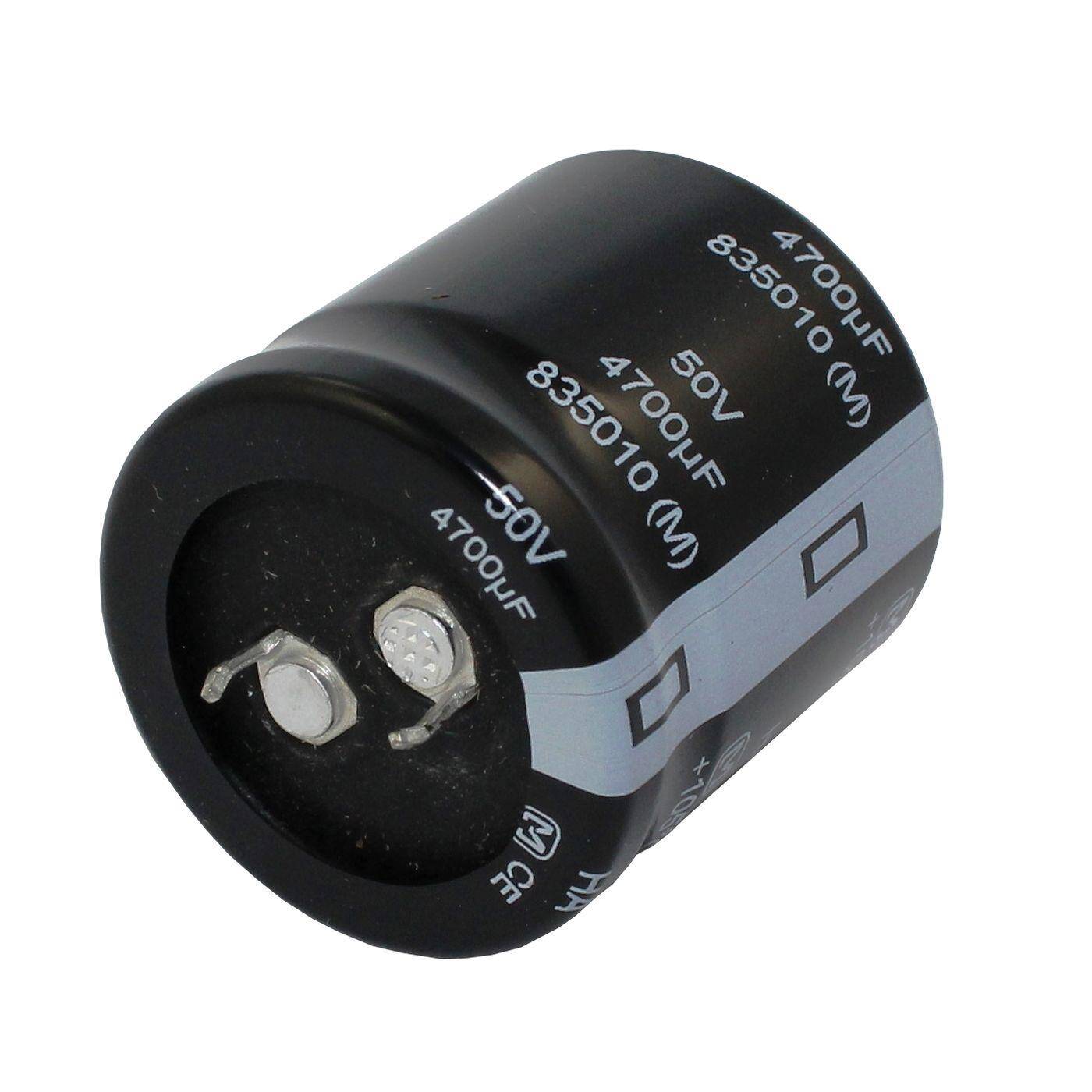 Snap-In Elko Kondensator 4700µF 50V | Elektrolytkondensator bis zu einer Temperatur von 105°C | 30x30mm | 4700uF ECEC1HA472DB Panasonic