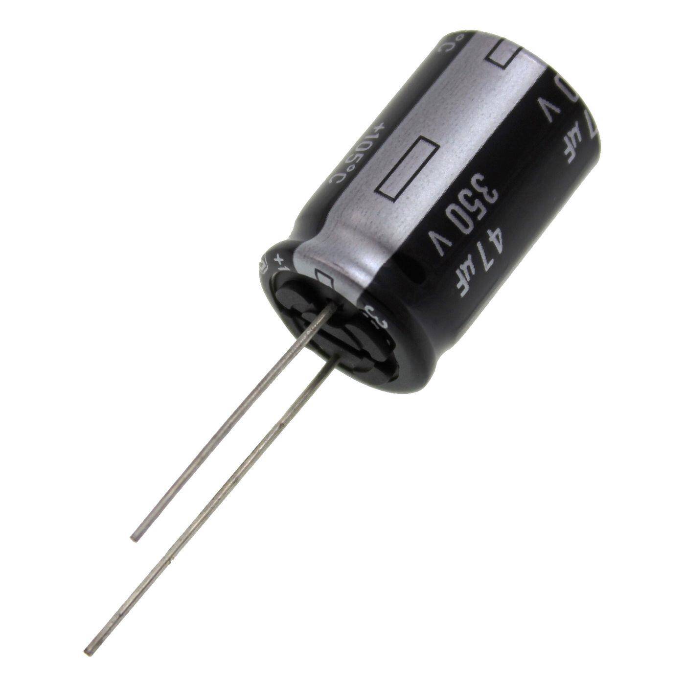 Elko Kondensator Radial 47µF 350V 85°C 16x25mm EEUED2V470P 47uF