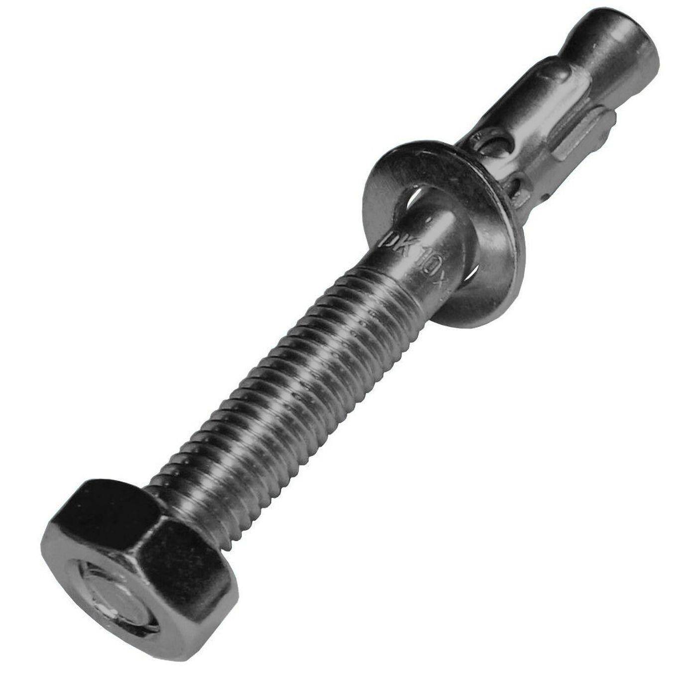 M10 x 85mm Schwerlastanker Edelstahl A4 Keilanker Metalldübel Bolzenanker Blitzdübel
