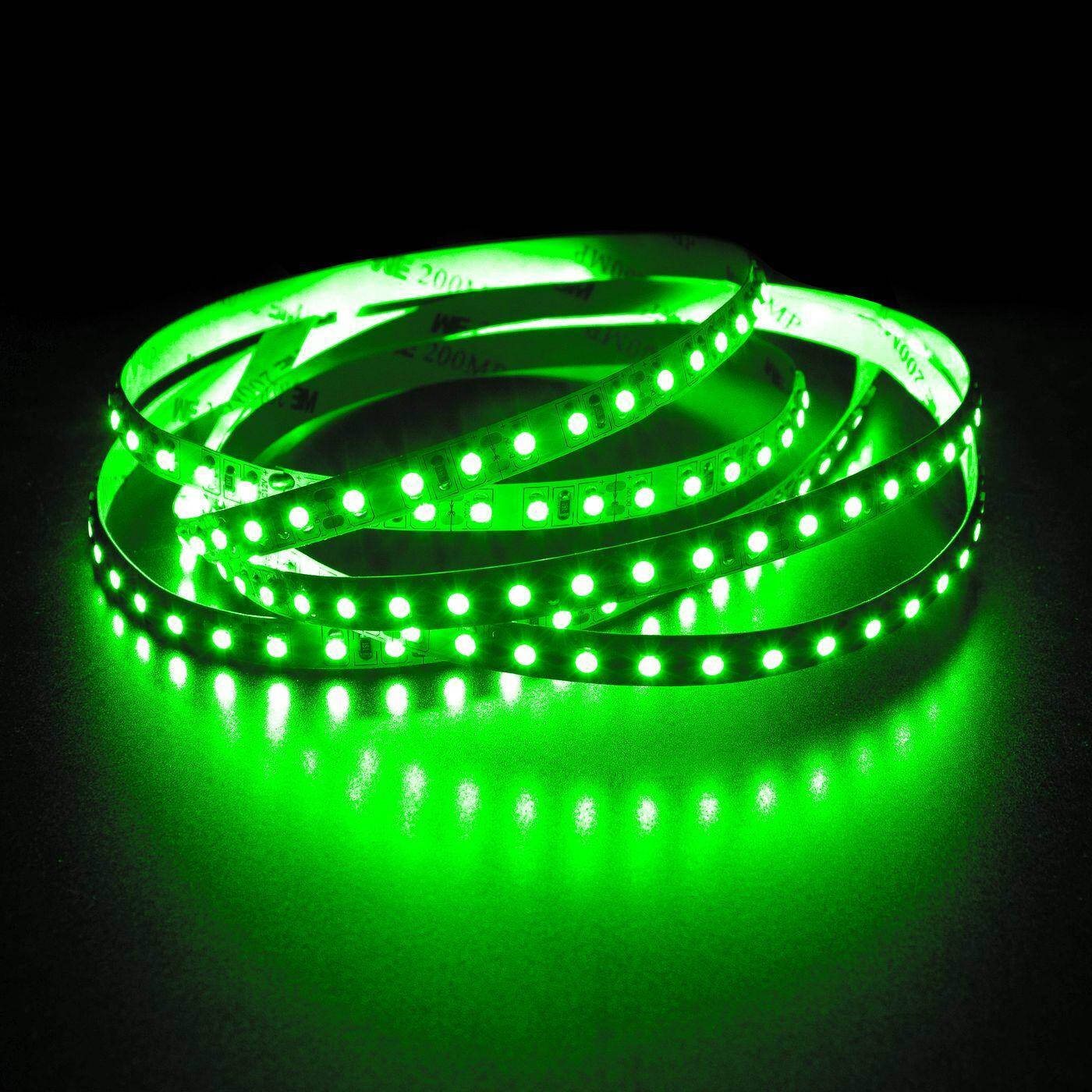 5m (500cm) LED Strip Tape Bar 12V Green IP20 600LEDs 120LED/m SMD3528