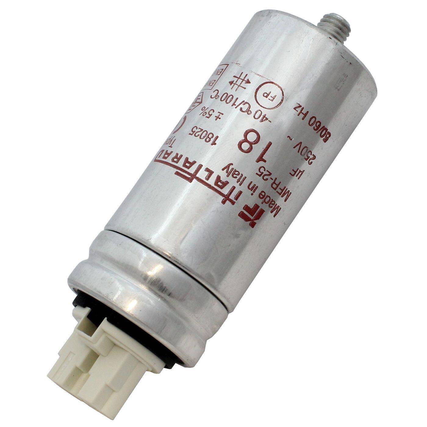 Capacitor 18µF 250V 35x78mm Push-In Italfarad 18uF