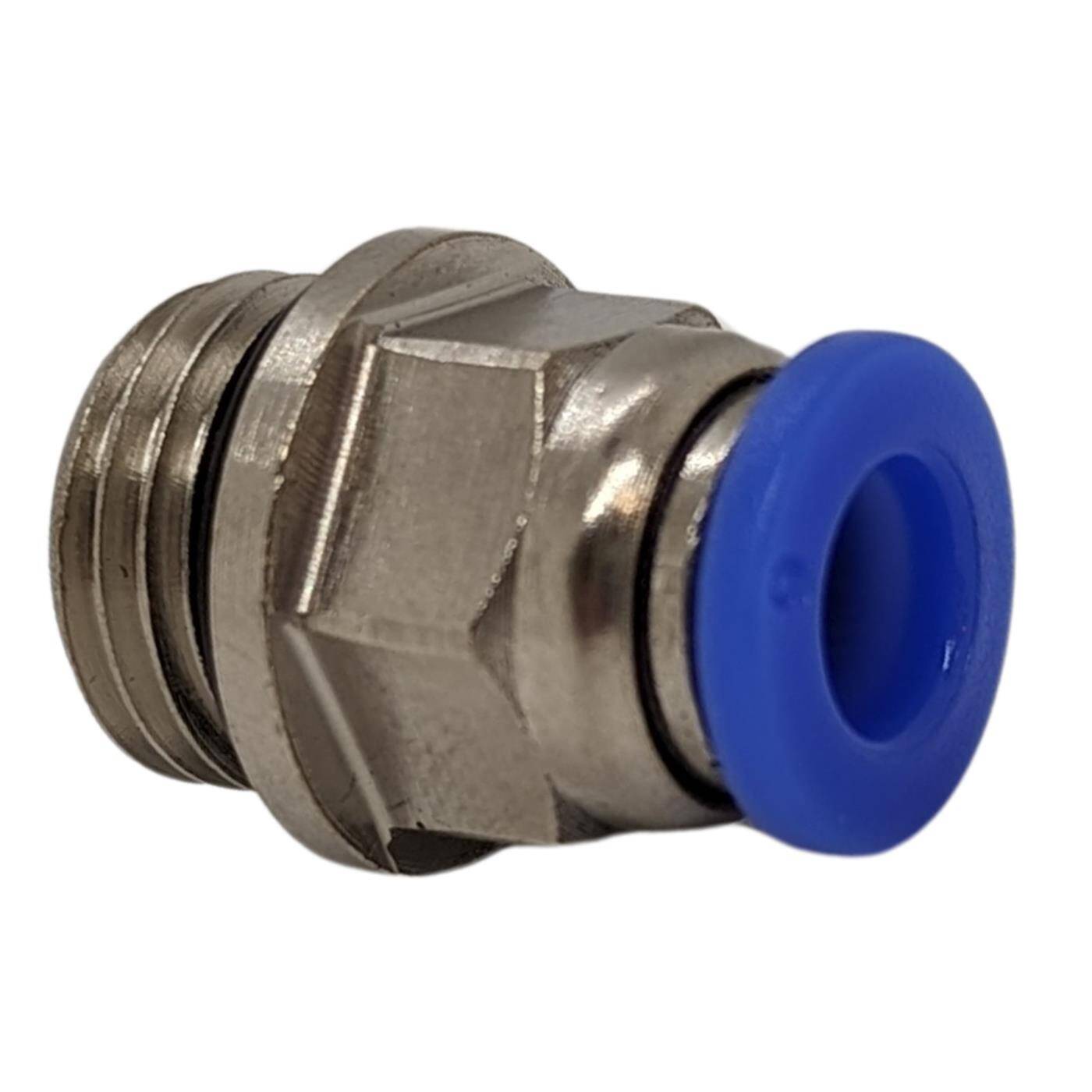PU hose connector fitting with external thread 6mm*1/4inch straight Quick release fastener Pneumatic plug connector Hose connector Compressed air
