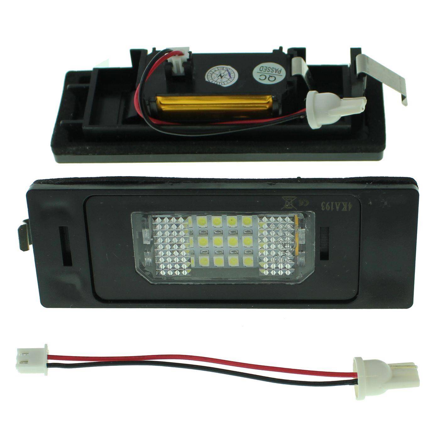 Kennzeichenbeleuchtung LED passend für BMW 1er E81/E87, 6er E63/E64, Mini