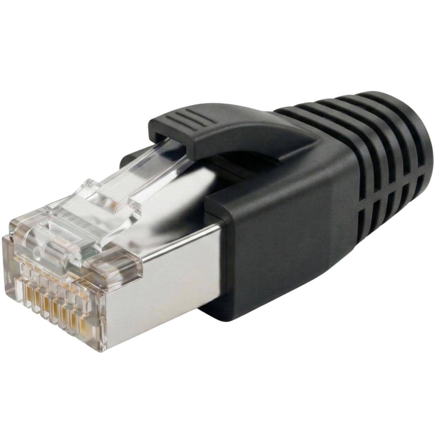 10x Netzwerkstecker RJ45 Stecker  CAT5 CAT6 CAT7 LAN vergoldete Kontakte