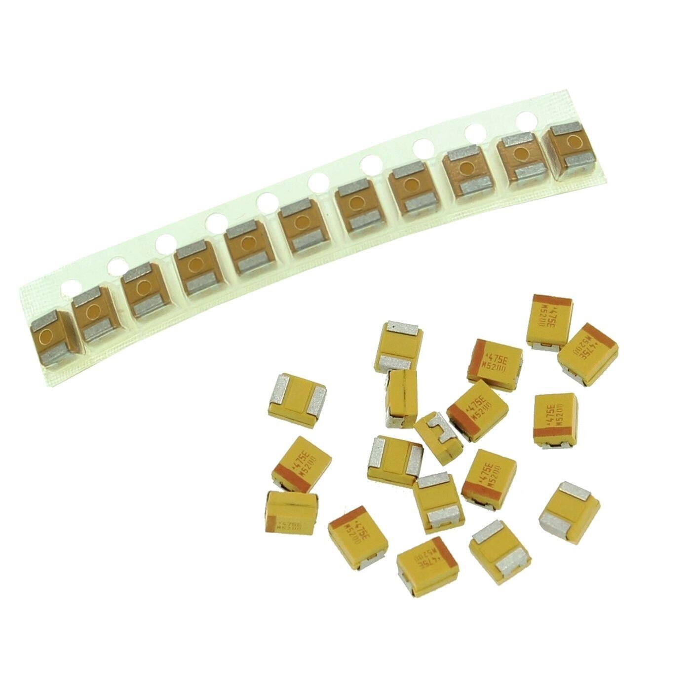 Tantal Kondensator SMD B 4,7µF 25V 125°C 3,5x1,9mm AVX TAJB475M025R 4,7uF