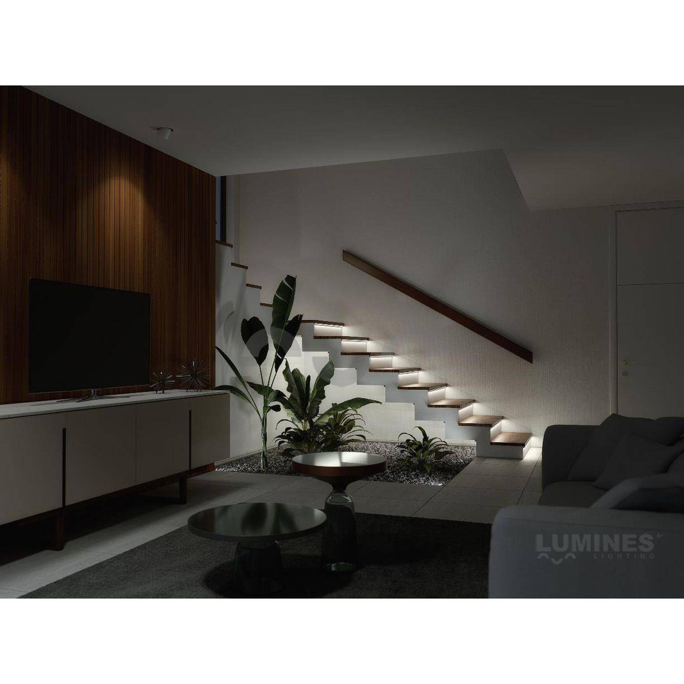 1m LED Profil H Schwarz 17x17mm Aluminium 30° 60° Eckprofil für 12mm LED Streifen