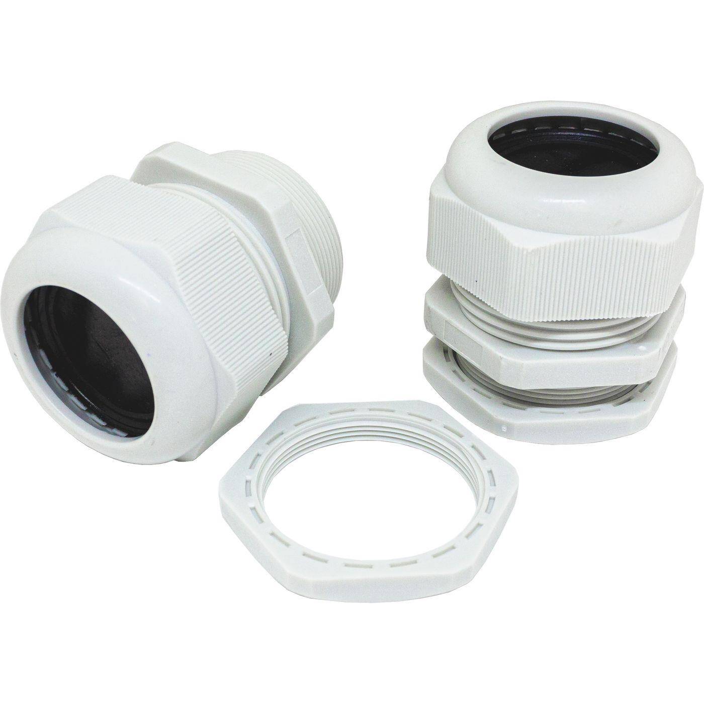 2x Kabelverschraubung M50 PG42 schwarz IP67 metrisch 32-38mm