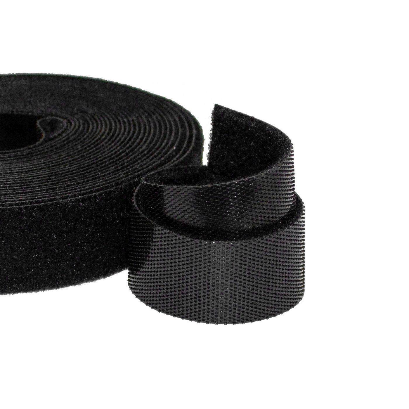 Lumonic Klettband / Klettverschluss beidseitig 20mm breit, 10m lang- Die Seiten bestehen aus Haken & Flausch - Beliebig kürzbar & Starker Klett-Effekt