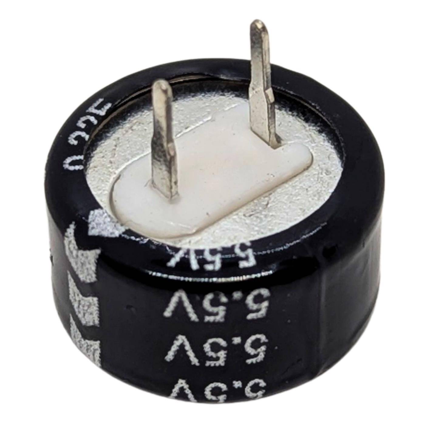Lumonic Supercap 0,22F 5,5V C-Type | EDLC for direct use, high capacity | 5.5V monoblock - no balancing necessary | Flicker protection, backup, PLC, heating
