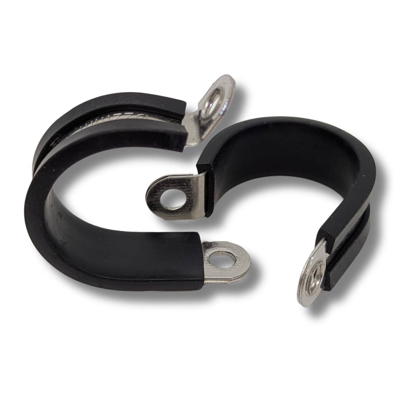 5x P-Clip Leitungsschelle Edelstahl V2A mit Gummi 22mm Rohrschelle Befestigungsschelle