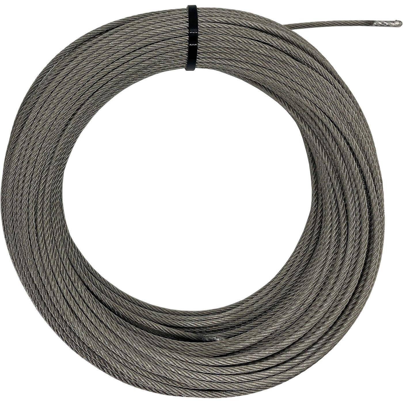 Drahtseil 100m Edelstahl V4A 316 3mm 7x7 Seile rostfrei für Ranksysteme