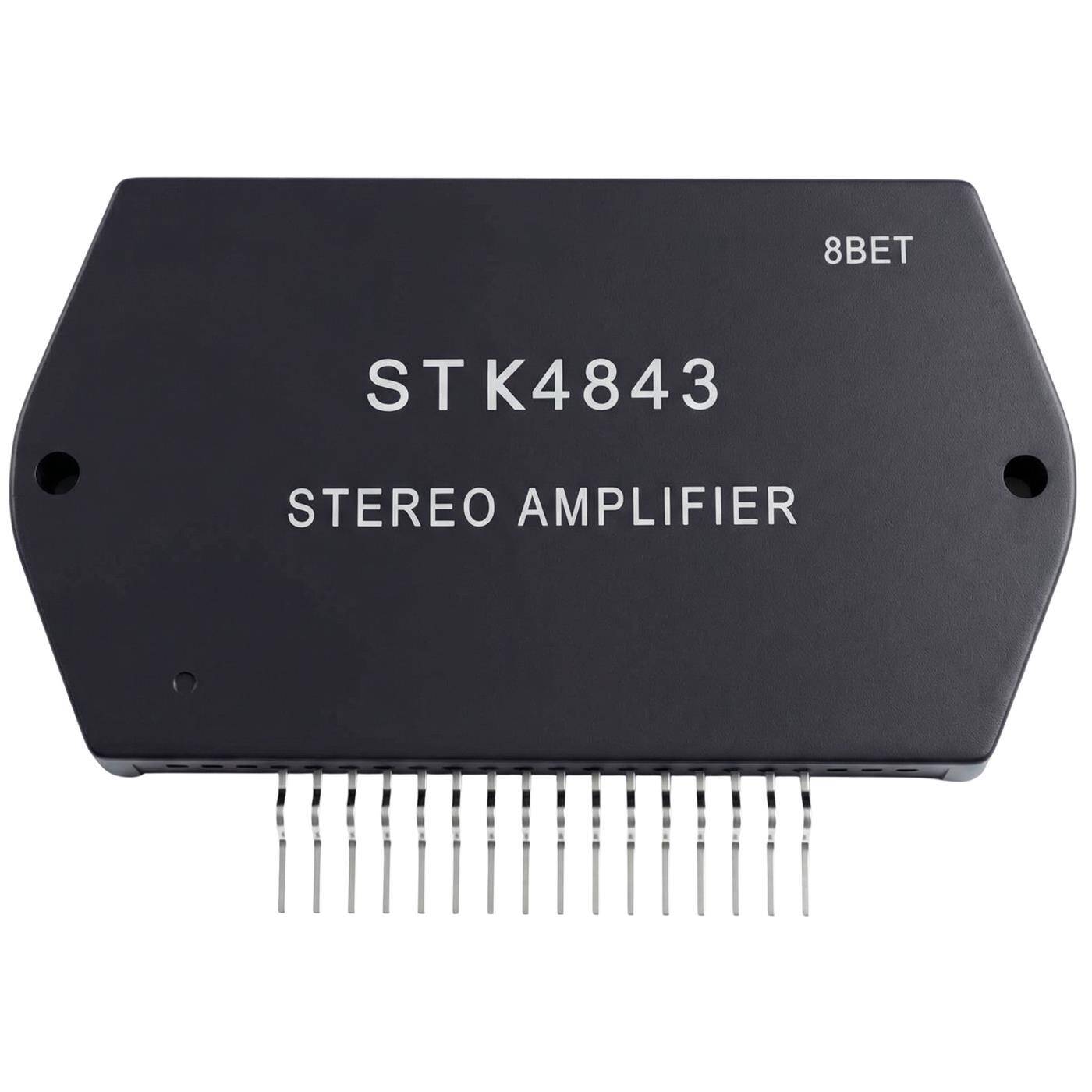 Hybrid IC STK4843 80x45mm Stereo Power amplifier