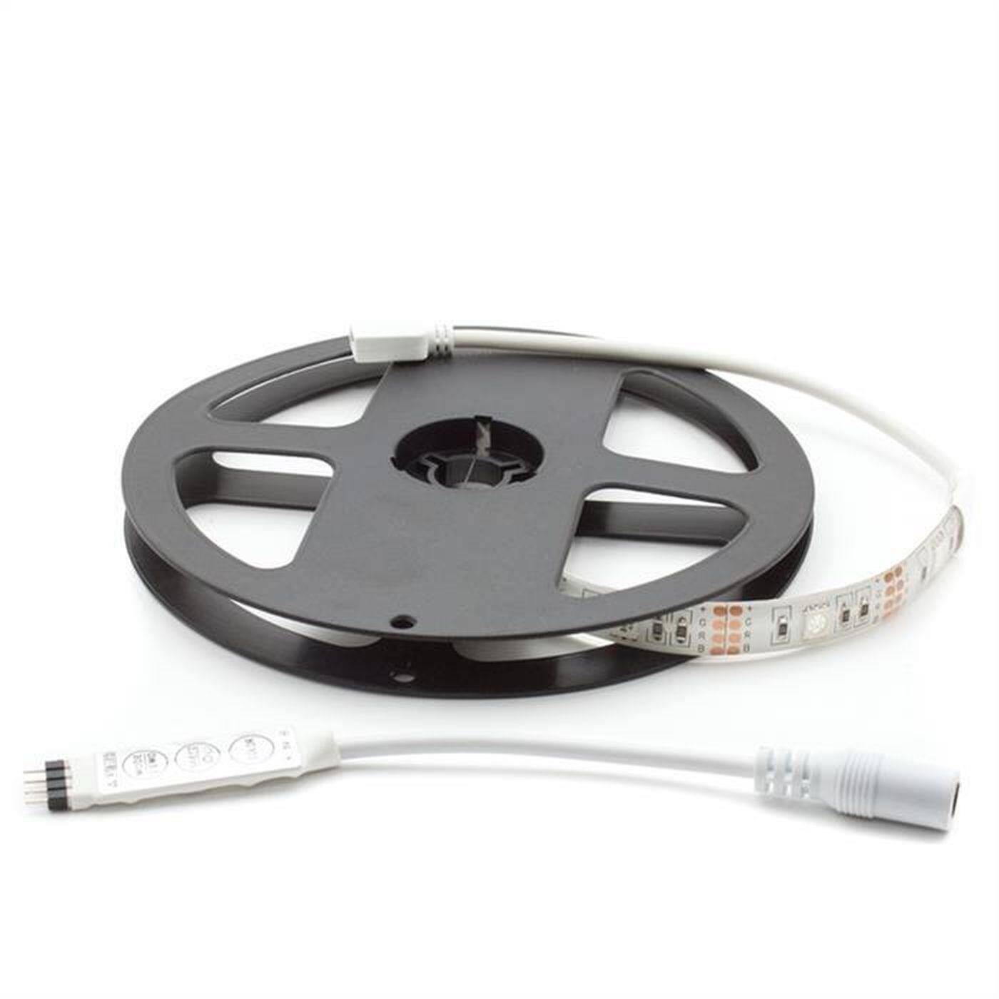 0,3m (30cm) RGB LED Streifen Band Leiste + Steuergerät 5V IP65 9LEDs 30LED/m SMD5050