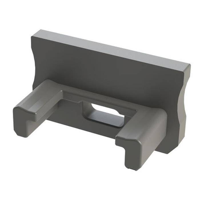 Endkappe für Lumonic Typ A LED Profile Halter Kunststoff Silber Endkappe für Lumonic Typ A LED Profile Halter Kunststoff Silber