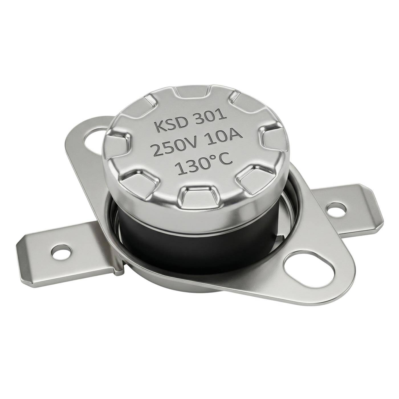 Thermoschalter 130°C Öffner 250V 10A Temperaturschalter Thermostat KSD301 Bimetall Thermoschutz