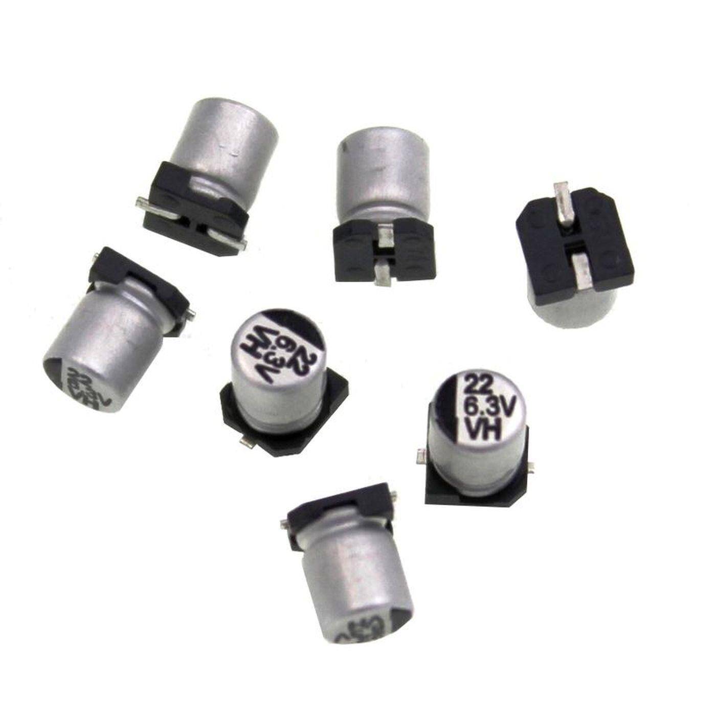 SMD Elko Capacitor 22µF 6,3V | Electrolytic capacitor up to a temperature of 85°C | 4x5mm | 22uF CE006M0022REB405 Yageo