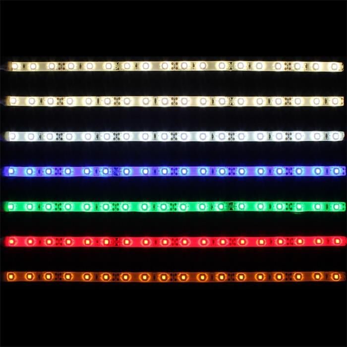 0,5m (50cm) LED Strip Tape Bar 12V Warm White 3000K IP65 30LEDs 60LED/m SMD3528