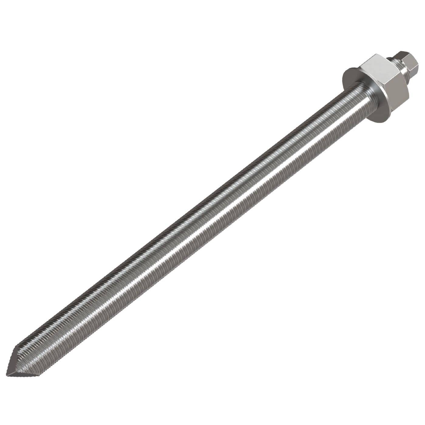 M12 x 180mm anchor rod Galvanised Metal dowels Heavy Duty Anchor Composite anchor rod