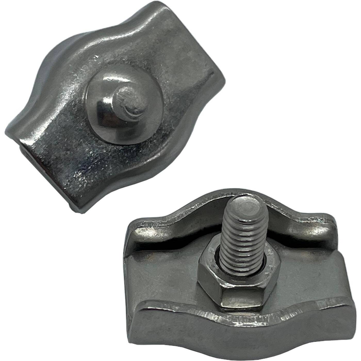 Drahtseilklemme Simplex Edelstahl V4A 316 8mm Seilklemme Drahtklemme