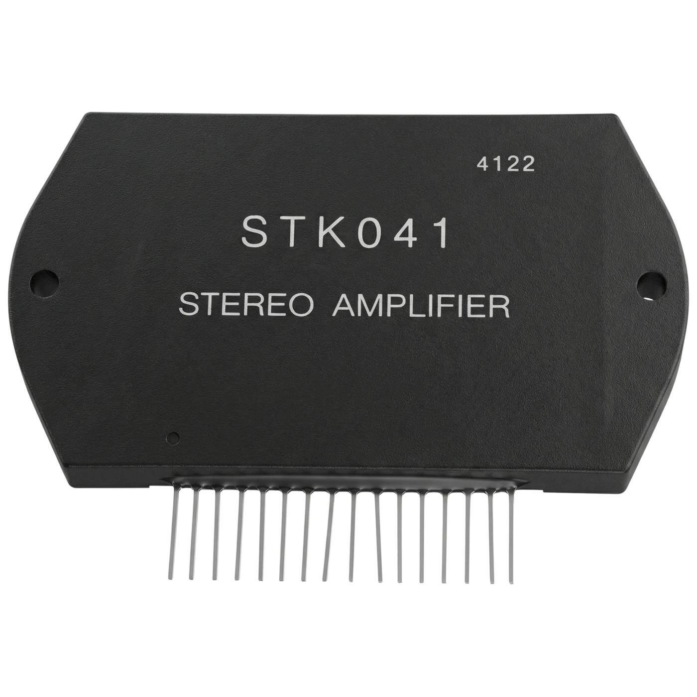 Hybrid IC STK041 80x45mm Stereo Power amplifier