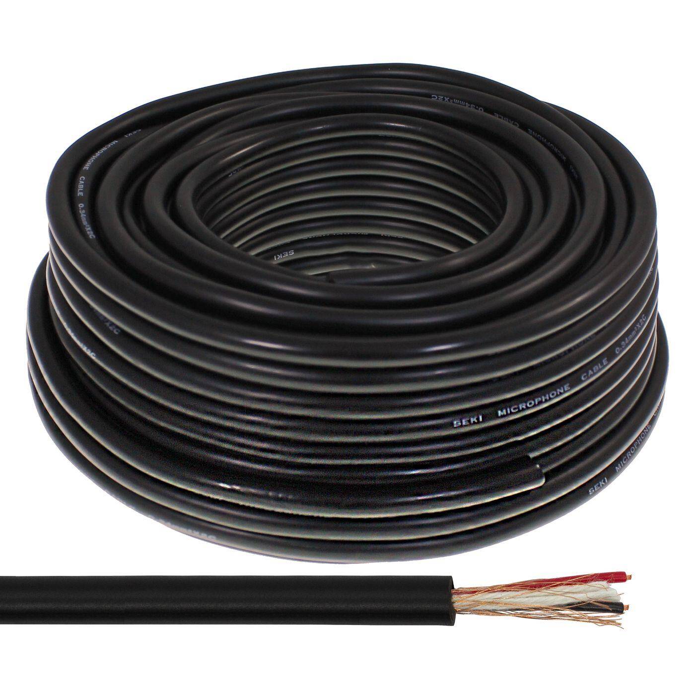 25m Mikrofonkabel rund 2x 0,34mm² Profi PA Installations- Rundkabel OFC Kupfer 25m Mikrofonkabel rund 2x 0,34mm² Profi PA Installations- Rundkabel OFC Kupfer