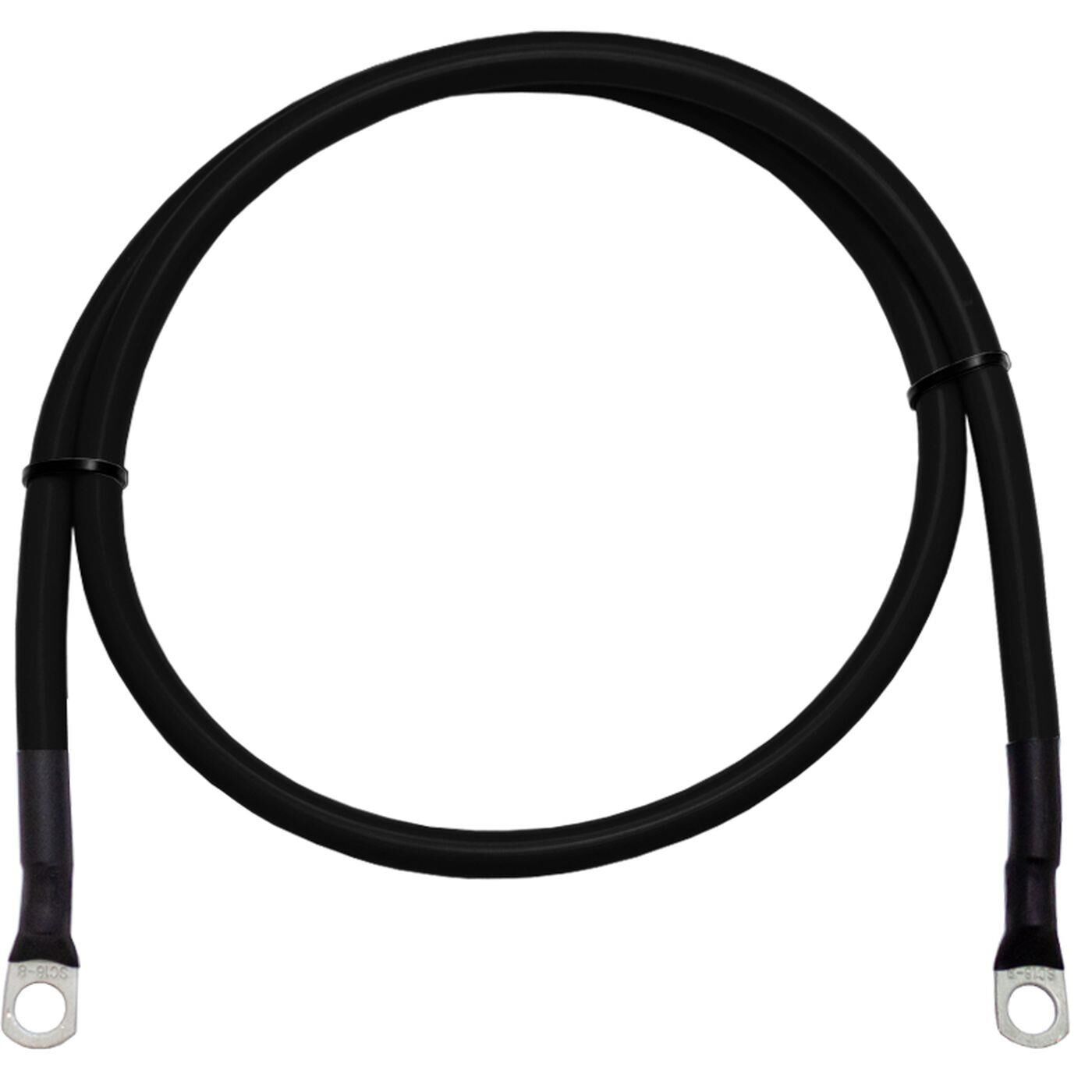 1,5m Batteriekabel Massekabel 35mm² Schwarz KFZ Stromkabel 2x Rohrkabelschuh M8 150cm