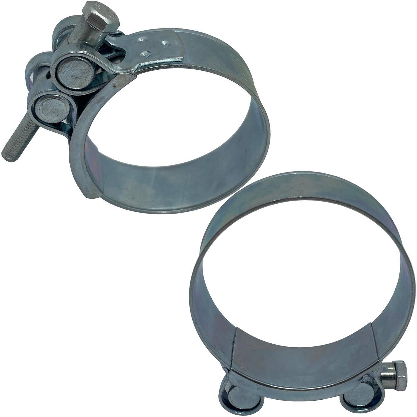 4x Lumonic Gelenkbolzenschelle 68-73mm Verzinkt Auspuffschelle für Bau PKW LKW