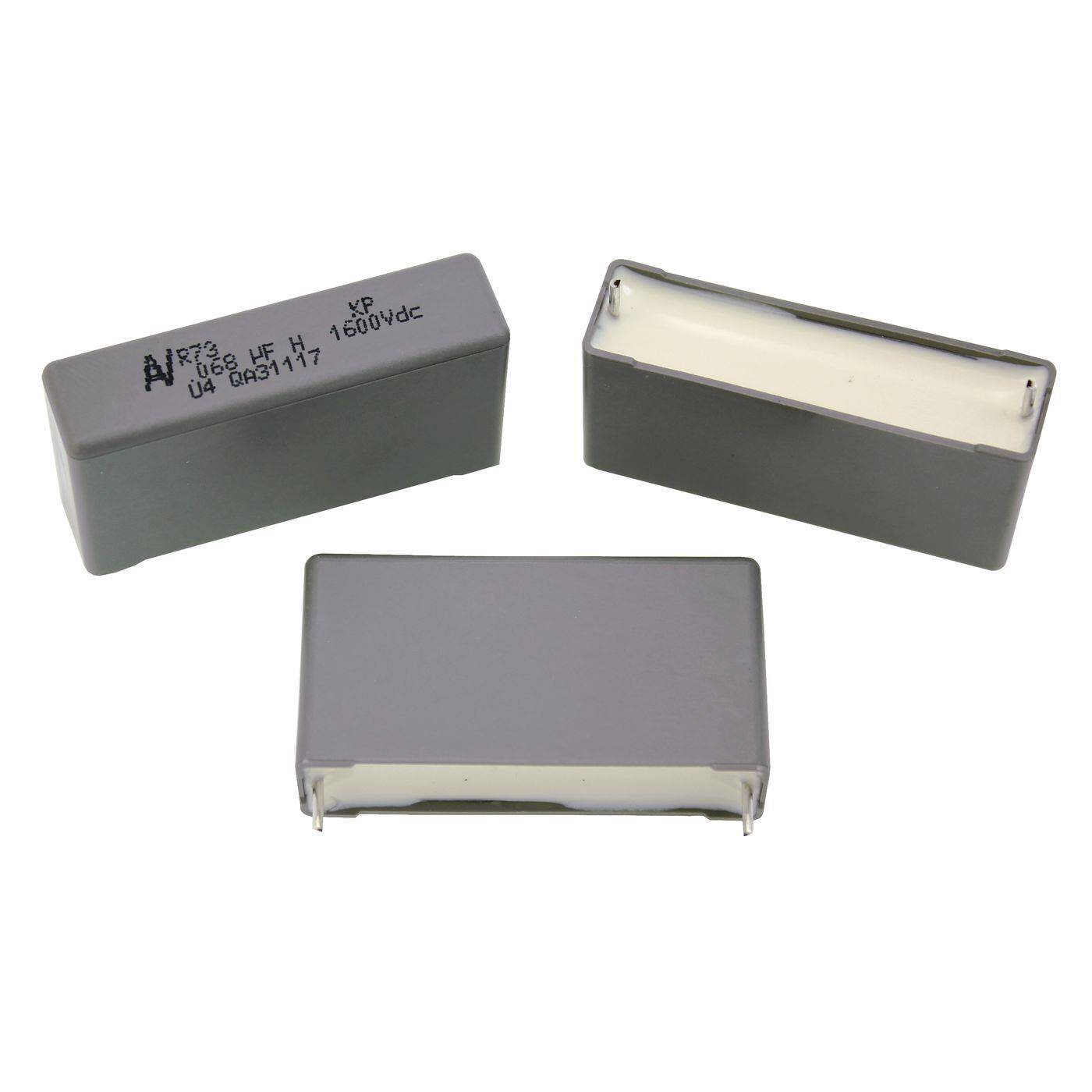 Arcotronics KP Folien Kondensator | 0,068µF 1600V DC I 2-Pin Anschluss I 2-Pin I 0,068uF, 68nF I Kondensator für Frequenzweichen von Lautsprechern oder zur Entstörung von elektrischen Geräten