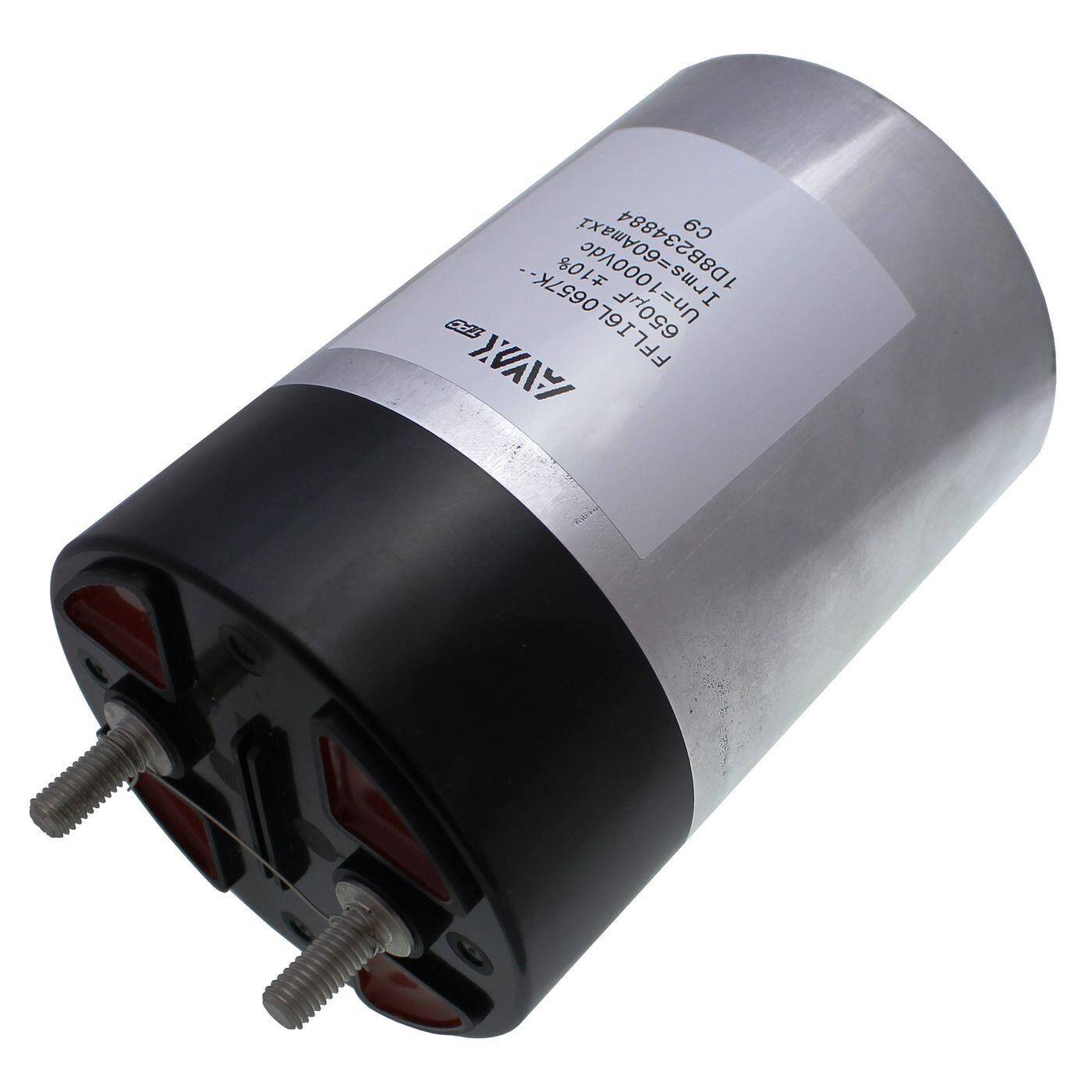 AVX  Foil Capacitor | 650µF 1000V DC I 2-Pin Connection I Screw Connection I 650uF, 650000nF I Capacitor for crossover networks of loudspeakers or for interference suppression of electrical devices