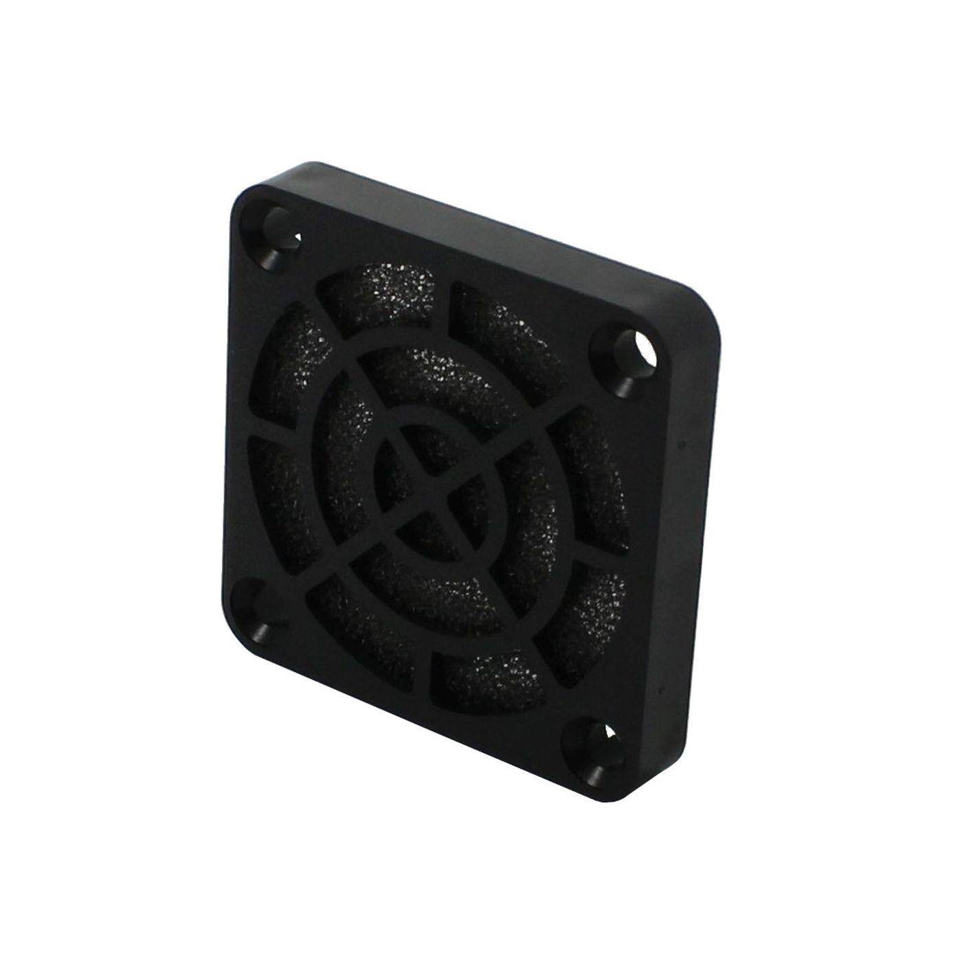 Fan grille + Dust filter 40x40mm 45ppi 3-part spin-on filter