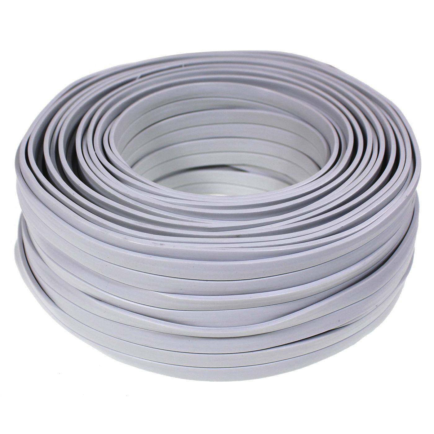 25m Speaker cables 2x 2,5mm² Audio cable Box housing cable Flat cable 2,2mm