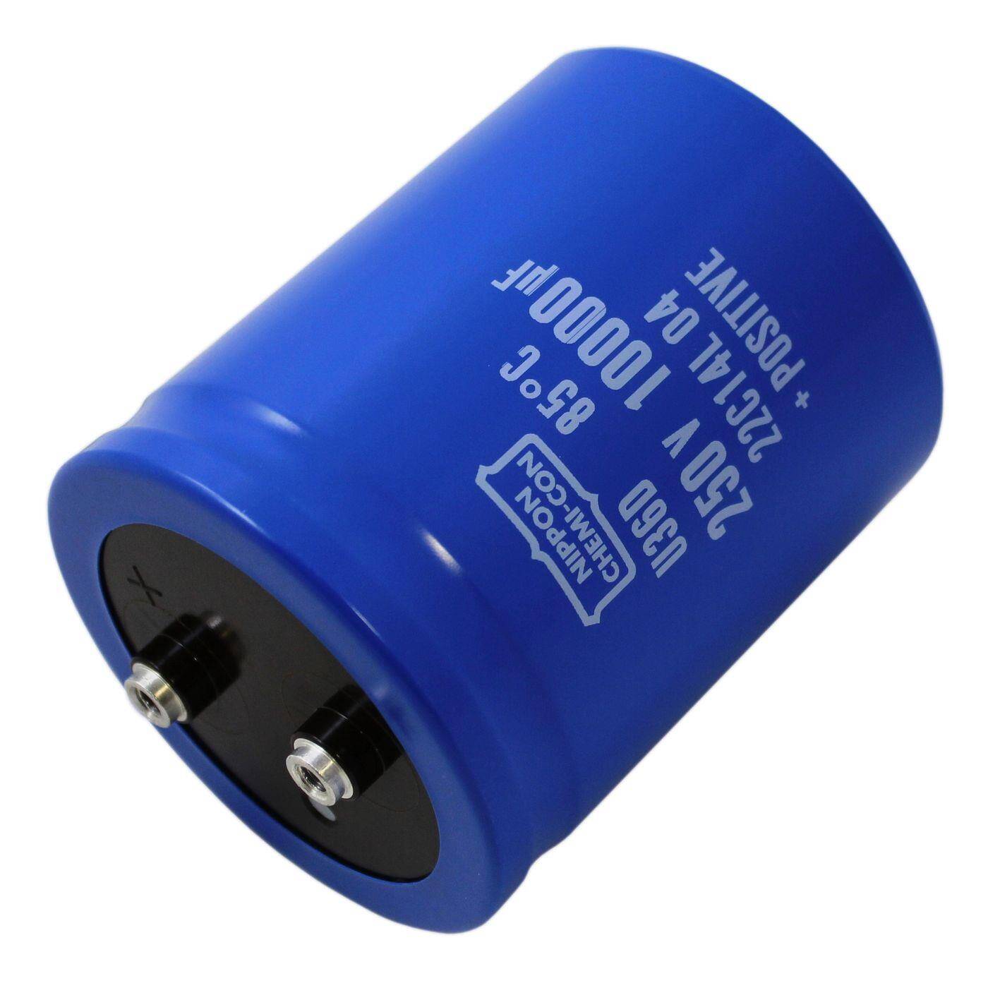 Schraub Elko Kondensator 10000µF 250V | Elektrolytkondensator bis zu einer Temperatur von 85°C | 76,2x92mm | 10000uF E36D251HPN103ME92U United Chemi-Con