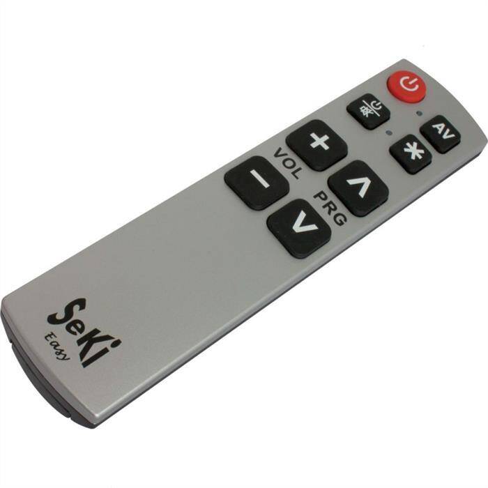 Universal Fernbedienung SeKi Easy Silber-schwarz Lernfähig für Senioren + Kinder Universal Fernbedienung SeKi Easy Silber-schwarz Lernfähig für Senioren + Kinder