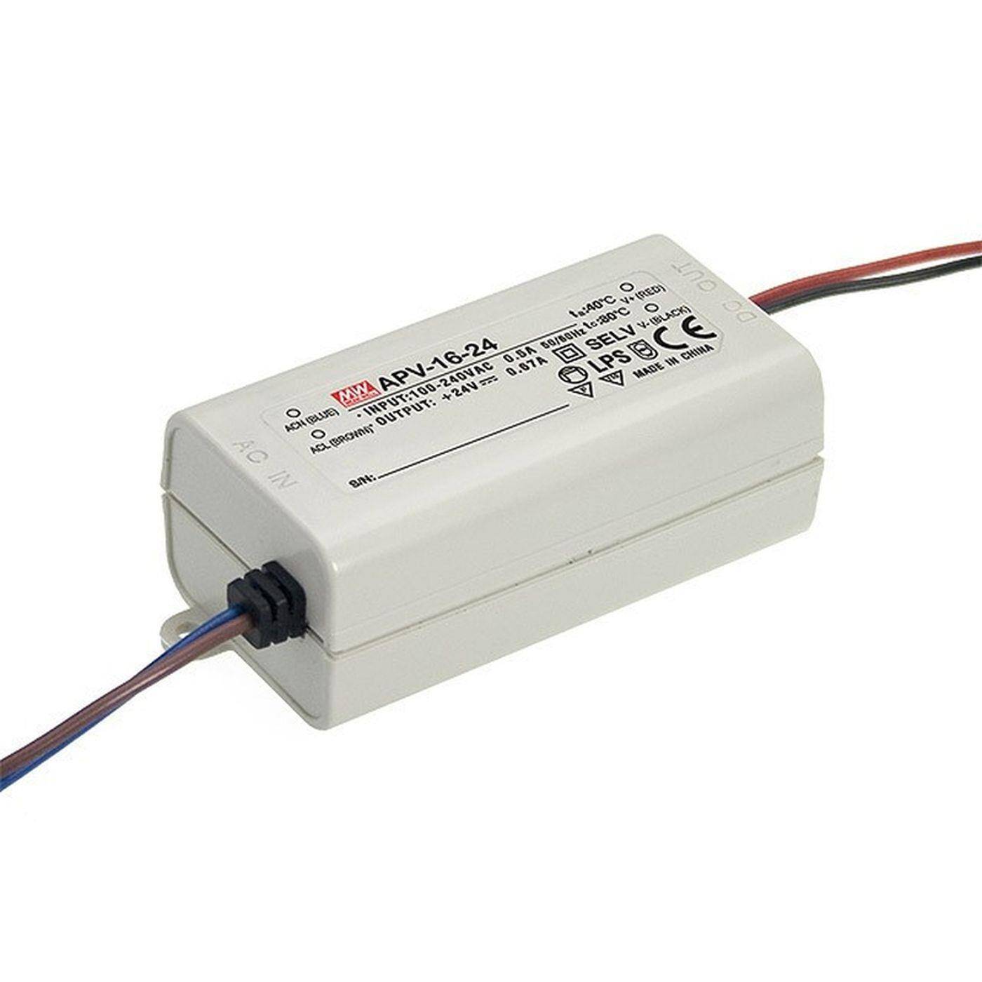 MEAN WELL APC-16-700 16W 700mA 9...24VDC Konstantstrom LED Netzteil
