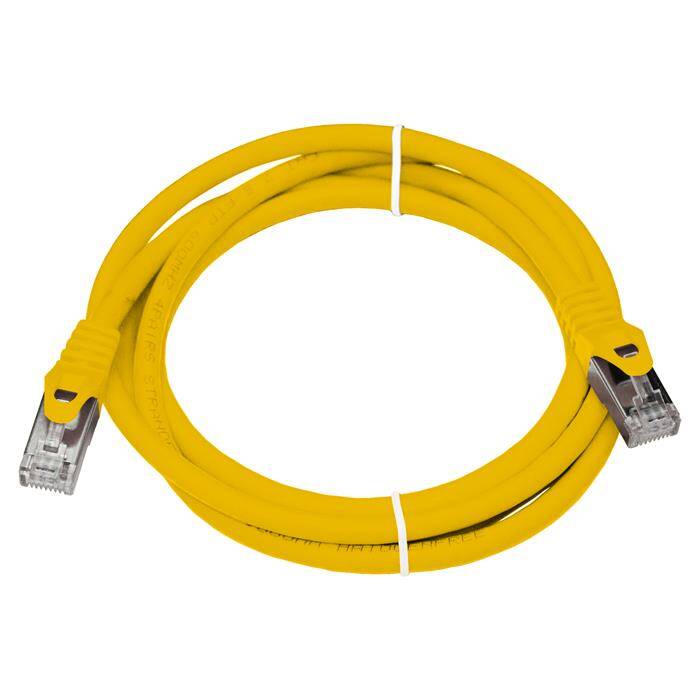 1,5m RJ-45 Netzwerkkabel Patchkabel CAT7 Gelb S/FTP Ethernet DSL LAN CAT.7