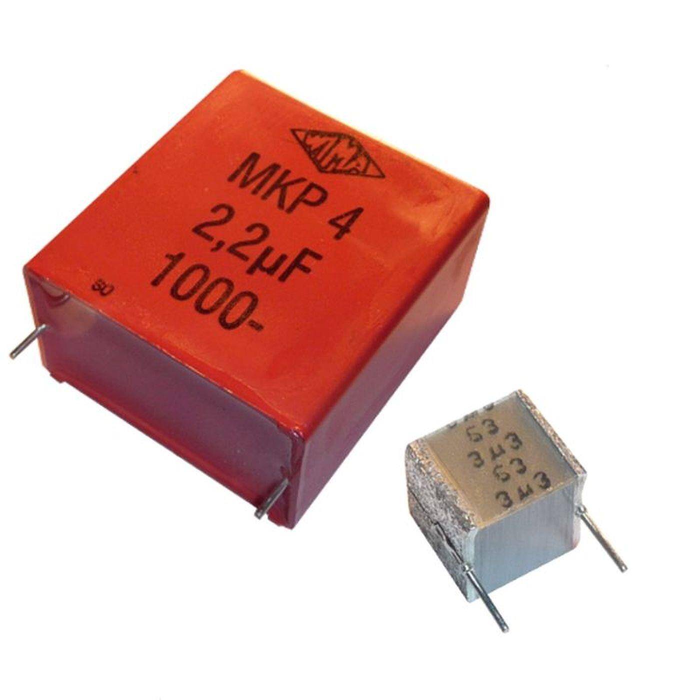 Arcotronics MKP Entstörkondensator | 0,047µF 275V AC I 2-Pin Anschluss I 2-Pin I 0,047uF, 47nF I Kondensator gegen Flackern | für Haushaltsgeräte, Elektrowerkzeuge, Gebäudetechnik, Industrieanwendungen, LED