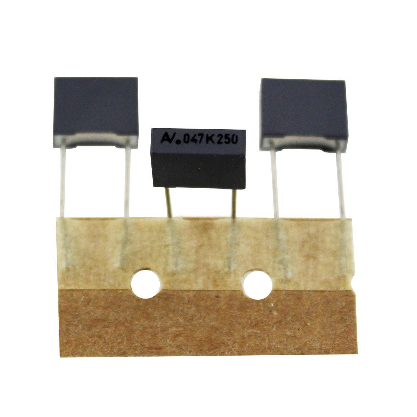 Arcotronics MKT Folien Kondensator | 0,047µF 250V DC I 2-Pin Anschluss I 2-Pin I 0,047uF, 47nF I Kondensator für Frequenzweichen von Lautsprechern oder zur Entstörung von elektrischen Geräten