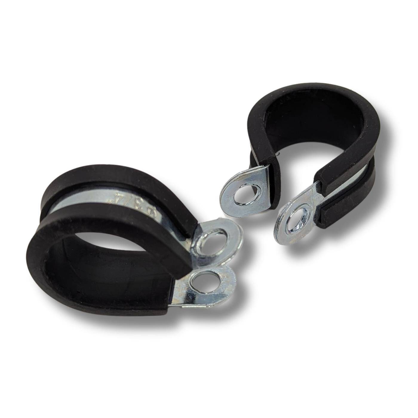 10x P-Clip Leitungsschelle mit Gummi 19mm Rohrschelle Befestigungsschelle
