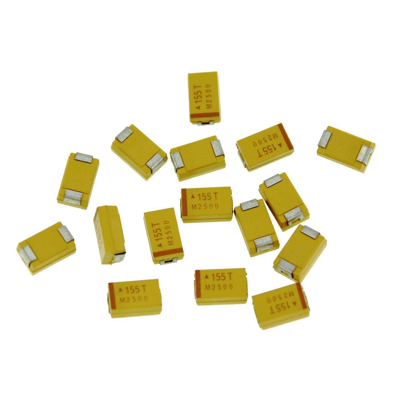 Tantalum Capacitor SMD D 1,5µF 50V 125°C 7,3x4,3mm AVX TAJD155K050R 1,5uF