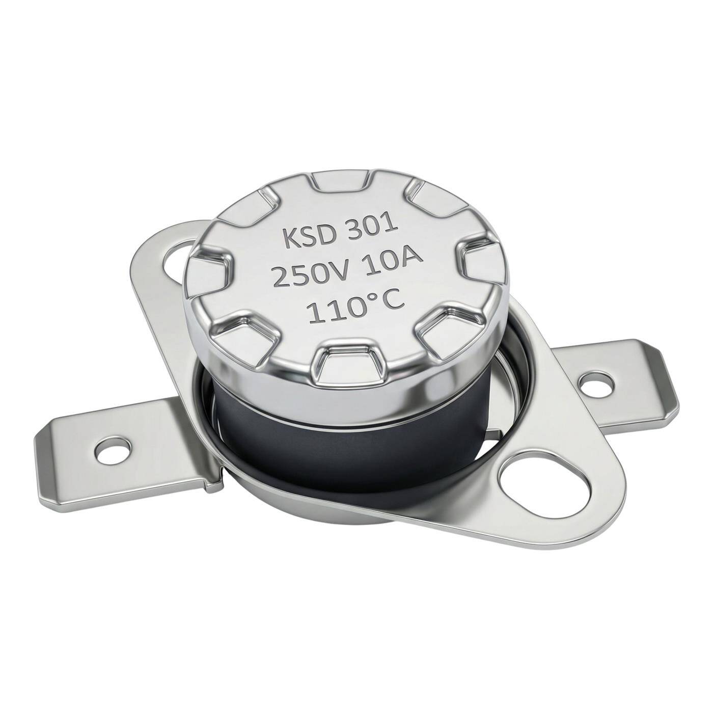 Thermoschalter 110°C Öffner 250V 10A Temperaturschalter Thermostat KSD301 Bimetall Thermoschutz