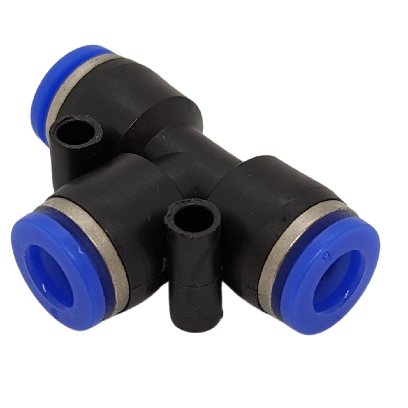 PU Schlauch T-Steckverbinder 6mm T-Stück Push-in pneumatischer Steckverbinder T-Verteiler Druckluft & Automatisierung