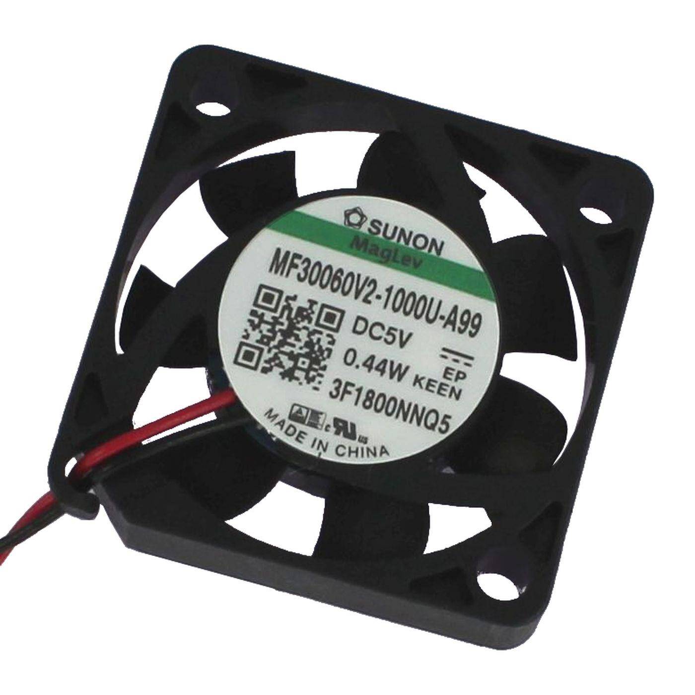 Fan 5V DC 0,36W 30x30x6mm 6,3m³/h 7100U/Min 6,3m³/h Sunon MF30060V21000UA99