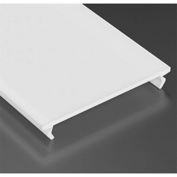 1m Abdeckung für Lumonic Typ Solis LED Profile Kunststoff Opal Satiniert 1m Abdeckung für Lumonic Typ Solis LED Profile Kunststoff Opal Satiniert