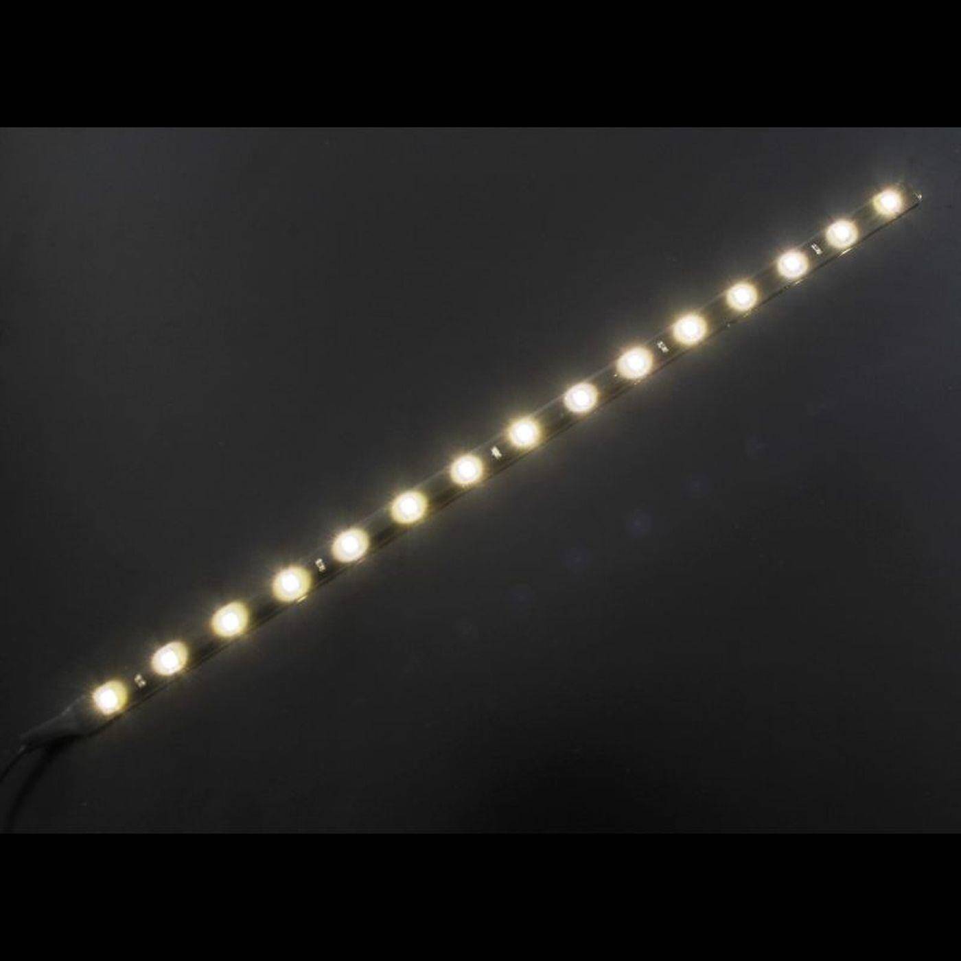 0,3m (30cm) LED Streifen Band Leiste 24V Warm Weiß 3000K IP65 18LEDs 60LED/m SMD2835